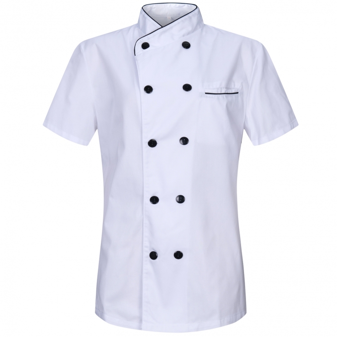 CHEF JACKET WOMEN PROFESSIONAL CHEF JACKETS WOMENS LADY WITH SHORT ...