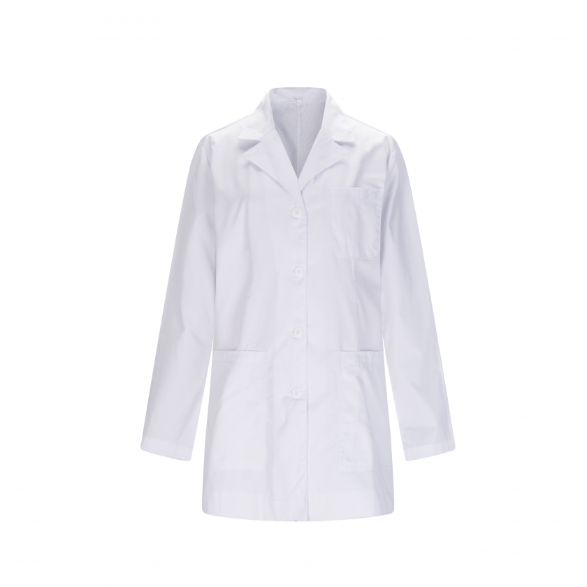 Ref MISEMIYA Reinigungsschürze mit Tasche 65 mm x 70 mm Labor-Uniform CLINICA Krankenhausreinigung Körperpflege 8602 granatrot 