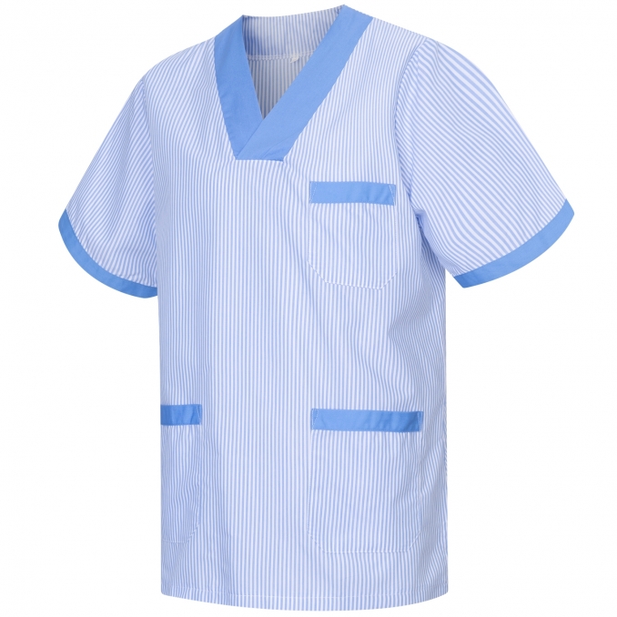 Camisa Camisetas Mujer Medica Mangas Cortas Uniforme Laboral Sanitarios Hospital Limpieza Ref.707 MISEMIYA 