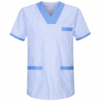 WORK CLOTHES SHORT SLEEVES UNIFORM CLINIC HOSPITAL CLEANING VETERINARY SANITATION HOSTELRY - Ref: T817