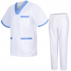 Uniforms Unisex Scrub Set – Medical Uniform with Scrub Top and Pants  - Ref.8178