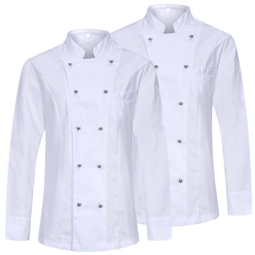 Pack 2 Units -Men's Chef Jacket - Men's Chef Jacket - Hospitality Uniform -Ref.8501