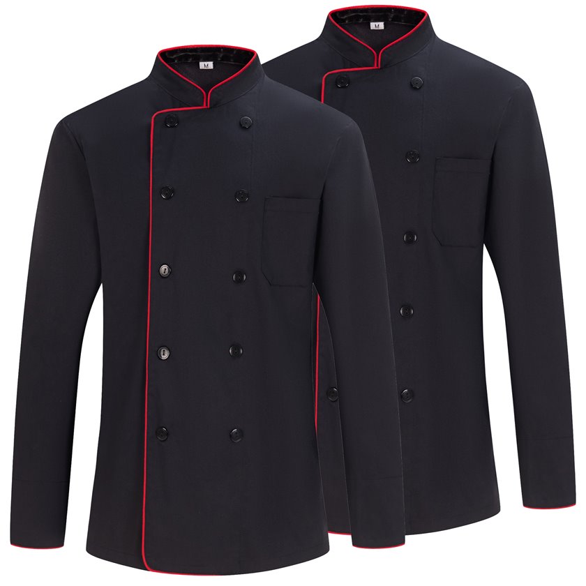 Pack 2 Units -Men's Chef Jacket - Men's Chef Jacket - Hospitality Uniform -Ref.842