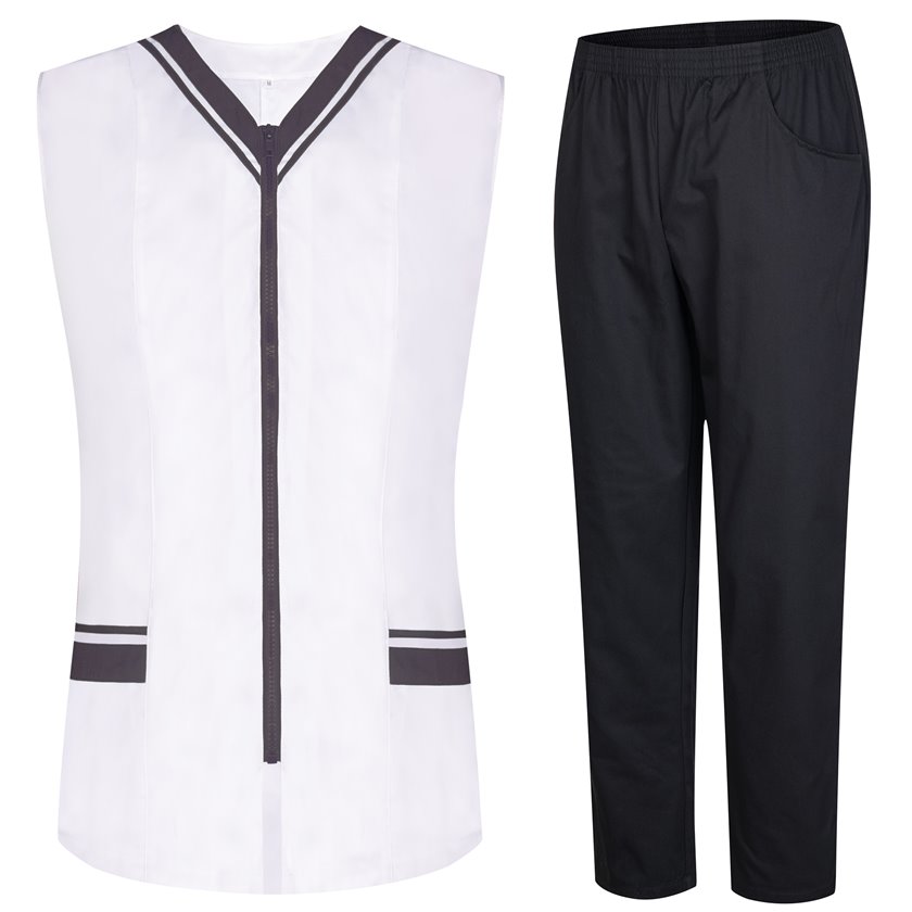 Conjunto de uniformes para mulheres – uniforme médico feminino com camisa e calça 818-8312